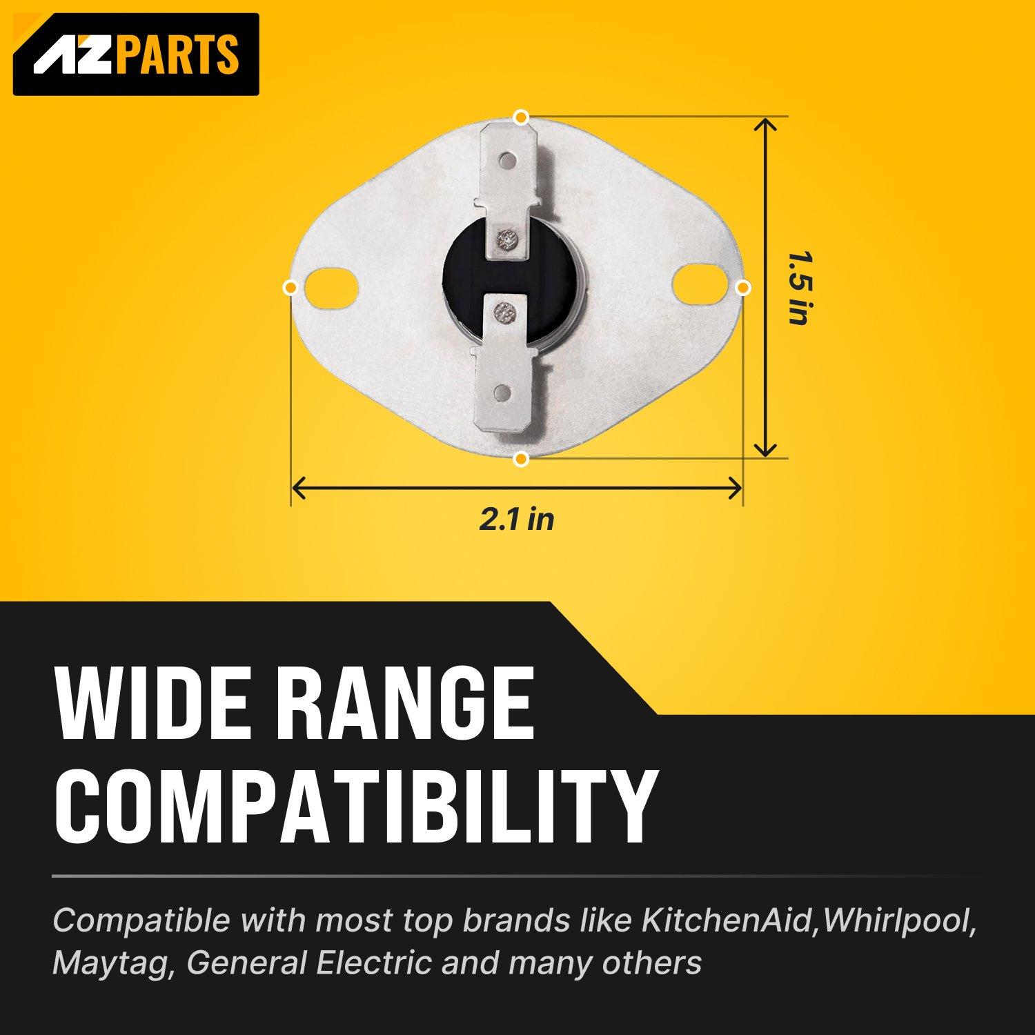 [Lifetime Warranty] 9759242 Oven Thermal Fuse - Compatible with Whirlpool KitchenAid Maytag Ovens/Ranges - Replaces 4452223 WP9759242 AP6014015 PS11747248 image 1