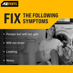 [Lifetime Warranty] 35-6780 21001906 Washer Drain Pump with Pulley for Whirlpool Maytag Admiral Magic Chef Washers - Replaces 35-6434 35-6465 35-5766 WP35-6465 WP35-6780 AP6008663 21001873 21002240 LP128 thumbnail 3