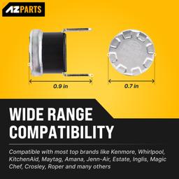 [Lifetime Warranty] 661566 Dishwasher High Limit Thermostat - Compatible for Whirlpool Kenmore KitchenAid Amana Maytag Dishwashers - Replaces WP661566 3371618 W10339474 AP6010246 PS11743423 thumbnail 4