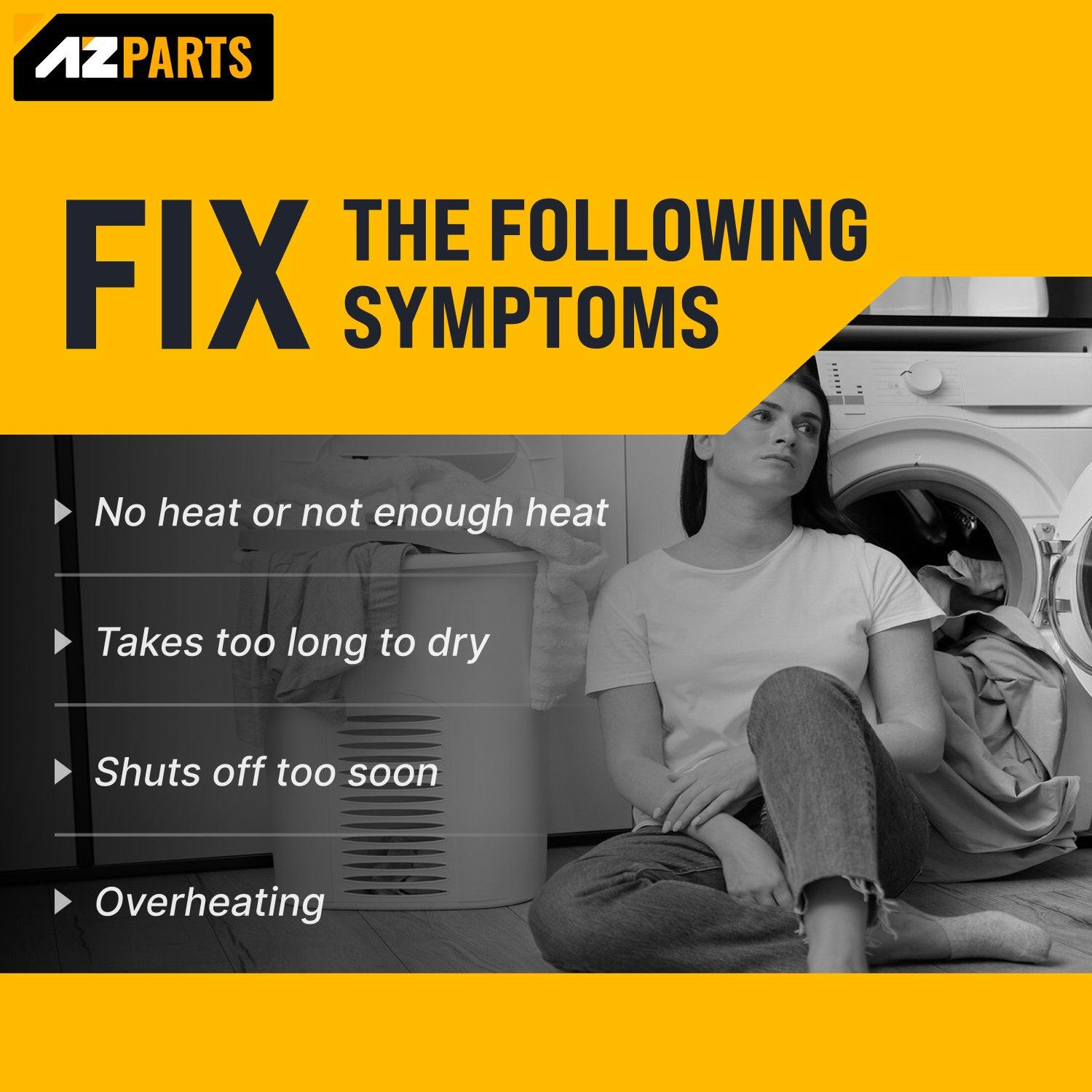 [Lifetime Warranty] WP4391960 4391960 Dryer Heating Element & 279816 Dryer Thermal Cut-off Kit - Compatible with Whirlpool & Kenmore Dryers - Replaces AP3109438 3399848 AP3094244 image 2