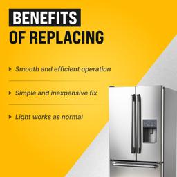 [Lifetime Warranty] 6600JB1010A Refrigerator Door Push Button Switch - Compatible with LG & Kenmore Refrigerators - Replaces AP4442090 6600JB1010K 1268243 6600JB1004A 6600JB1010L AH3529268 EA3529268 thumbnail 3