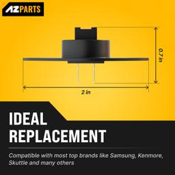 [Lifetime Warranty] DC32-00007A Dryer Thermistor Replacement - Compatible with Samsung Kenmore Dryers - Replaces PS4204984 AP4201716 N3S1-K41 2068429 PS2461163 EAP2461163 thumbnail 1