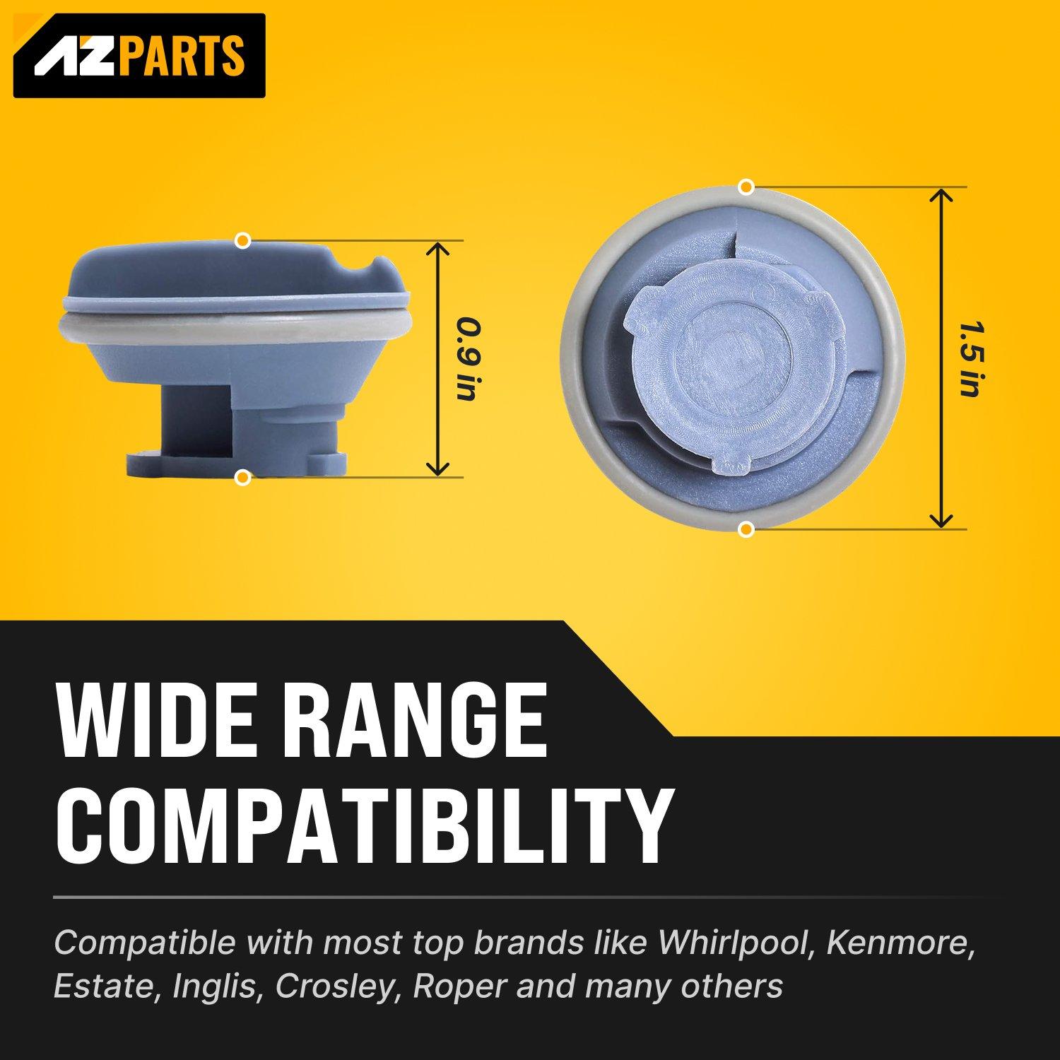 [Lifetime Warranty] 8558307 Dishwasher Dispenser Cap - Compatible with Whirlpool Kenmore Dishwashers - Replaces WP8558307 8193984 8539095 PS11746426 AP6013204 image 1