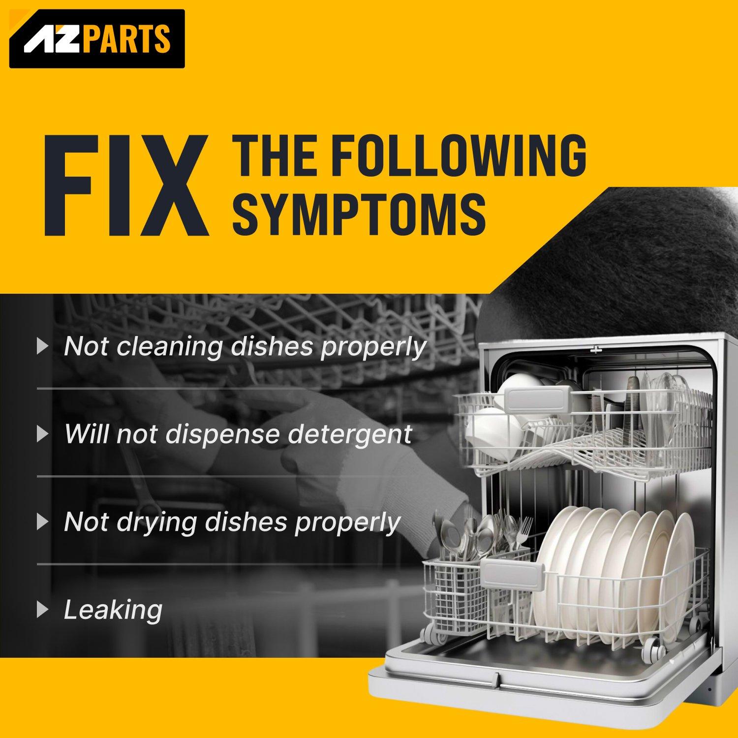 [Lifetime Warranty] 8558307 Dishwasher Dispenser Cap - Compatible with Whirlpool Kenmore Dishwashers - Replaces WP8558307 8193984 8539095 PS11746426 AP6013204 image 2