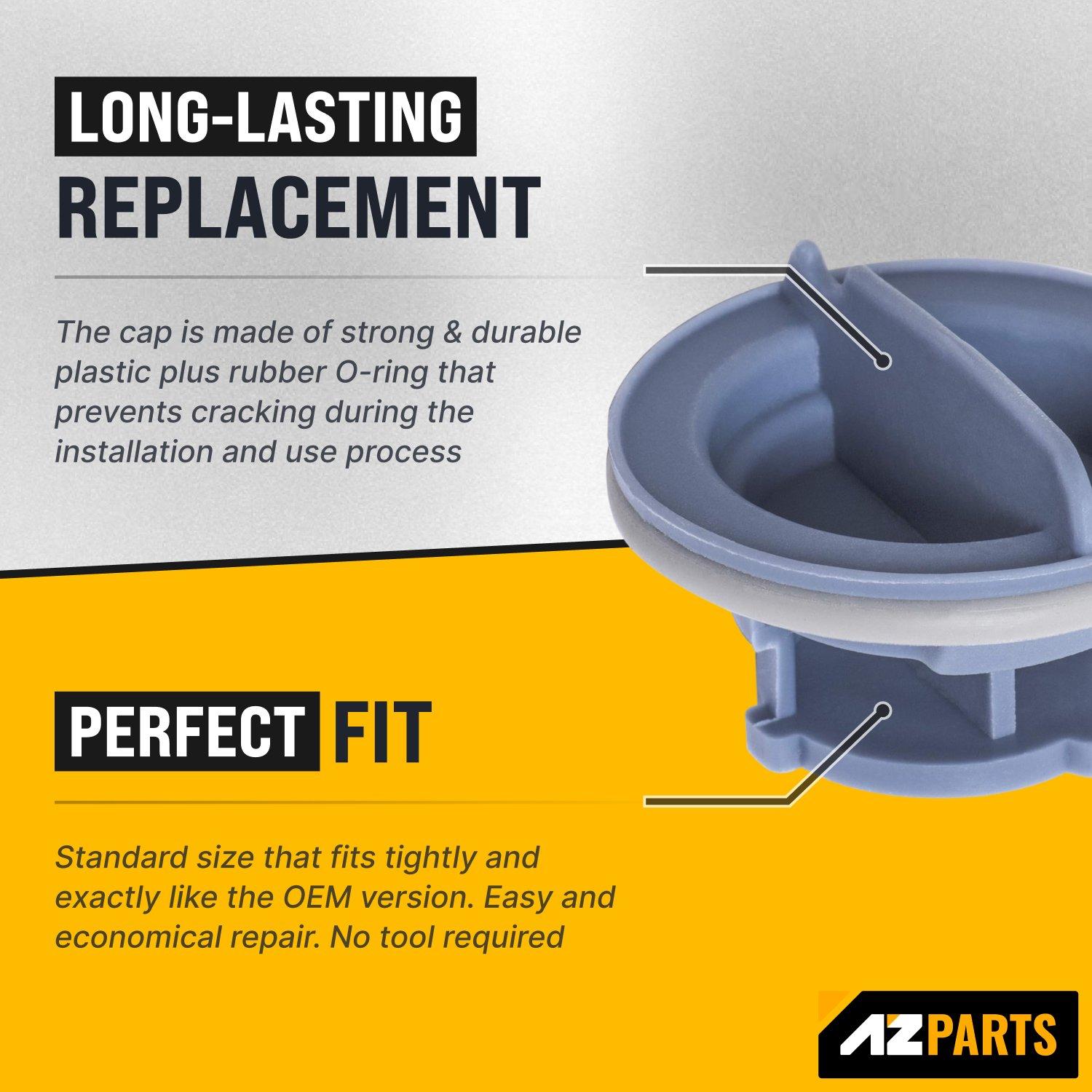 [Lifetime Warranty] 8558307 Dishwasher Dispenser Cap - Compatible with Whirlpool Kenmore Dishwashers - Replaces WP8558307 8193984 8539095 PS11746426 AP6013204 image 3