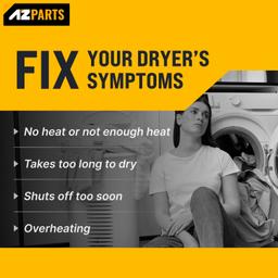 [Lifetime Warranty] 3387747 WP3387747 Dryer Heating Element for Whirlpool MEDB835DW4 GEW9250PW1 GEW9250PW0 GEW9200LW1 WED5100HW1 WED8300SW2 MED6230HW1 Maytag KitchenAid Dryers thumbnail 2
