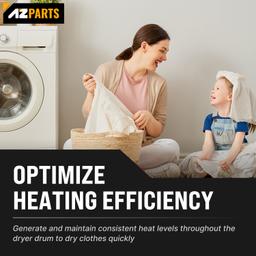 [Lifetime Warranty] 3387747 WP3387747 Dryer Heating Element for Whirlpool MEDB835DW4 GEW9250PW1 GEW9250PW0 GEW9200LW1 WED5100HW1 WED8300SW2 MED6230HW1 Maytag KitchenAid Dryers thumbnail 5