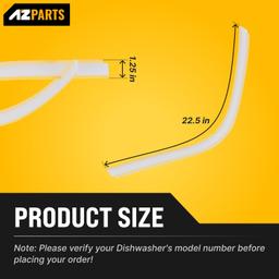 [Lifetime Warranty] 809006501 Dishwasher Bottom Door Gasket Replacement - Compatible for Frigidaire Kenmore Electrolux Dishwashers - Replaces 154576501 154297601 PS9495545 AP5809675 thumbnail 4