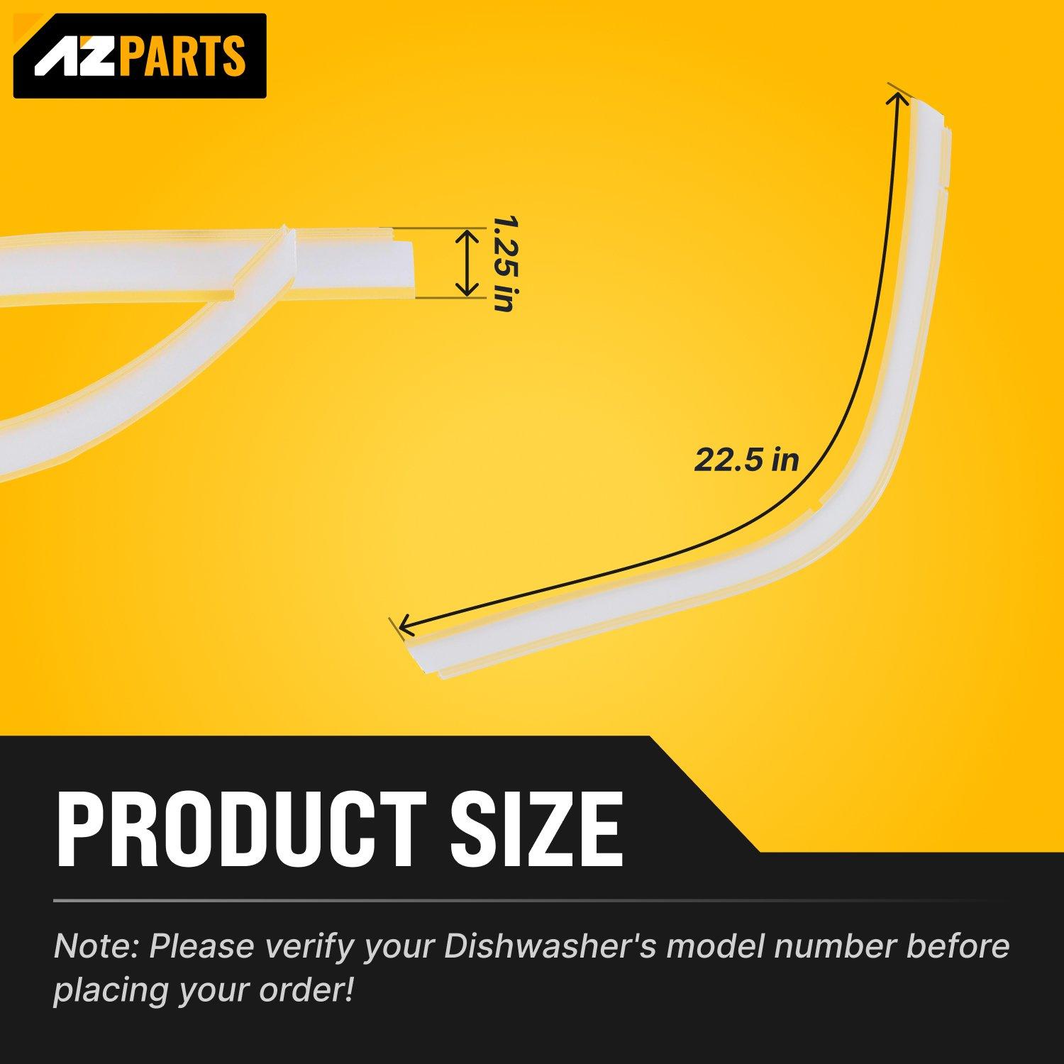 [Lifetime Warranty] 809006501 Dishwasher Bottom Door Gasket Replacement - Compatible for Frigidaire Kenmore Electrolux Dishwashers - Replaces 154576501 154297601 PS9495545 AP5809675 image 4