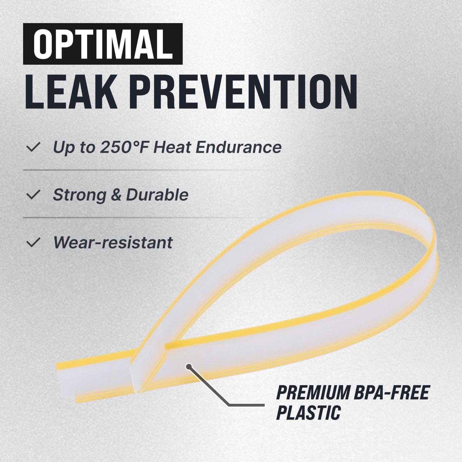 [Lifetime Warranty] 809006501 Dishwasher Bottom Door Gasket Replacement - Compatible for Frigidaire Kenmore Electrolux Dishwashers - Replaces 154576501 154297601 PS9495545 AP5809675 image 1