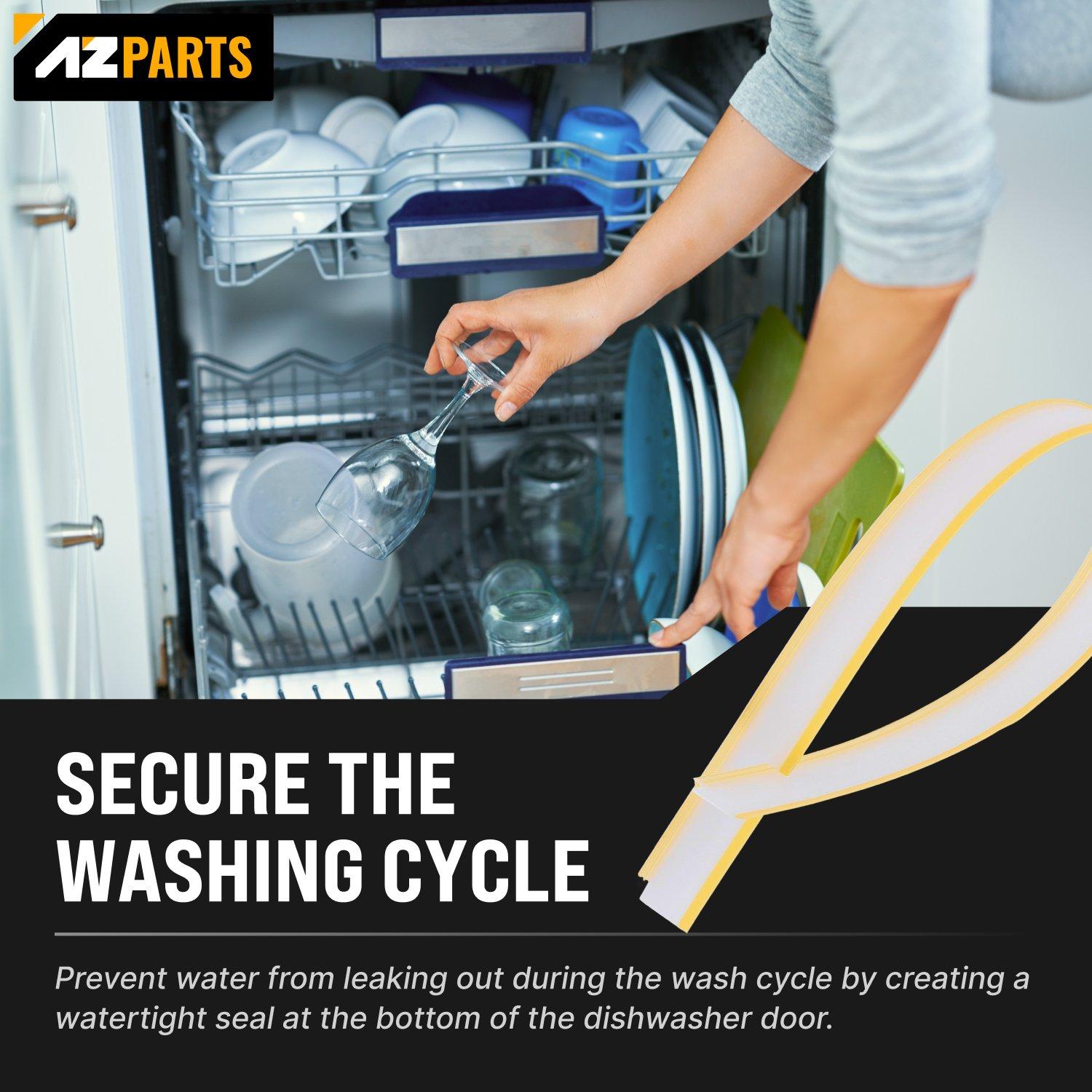 [Lifetime Warranty] 809006501 Dishwasher Bottom Door Gasket Replacement - Compatible for Frigidaire Kenmore Electrolux Dishwashers - Replaces 154576501 154297601 PS9495545 AP5809675 image 3