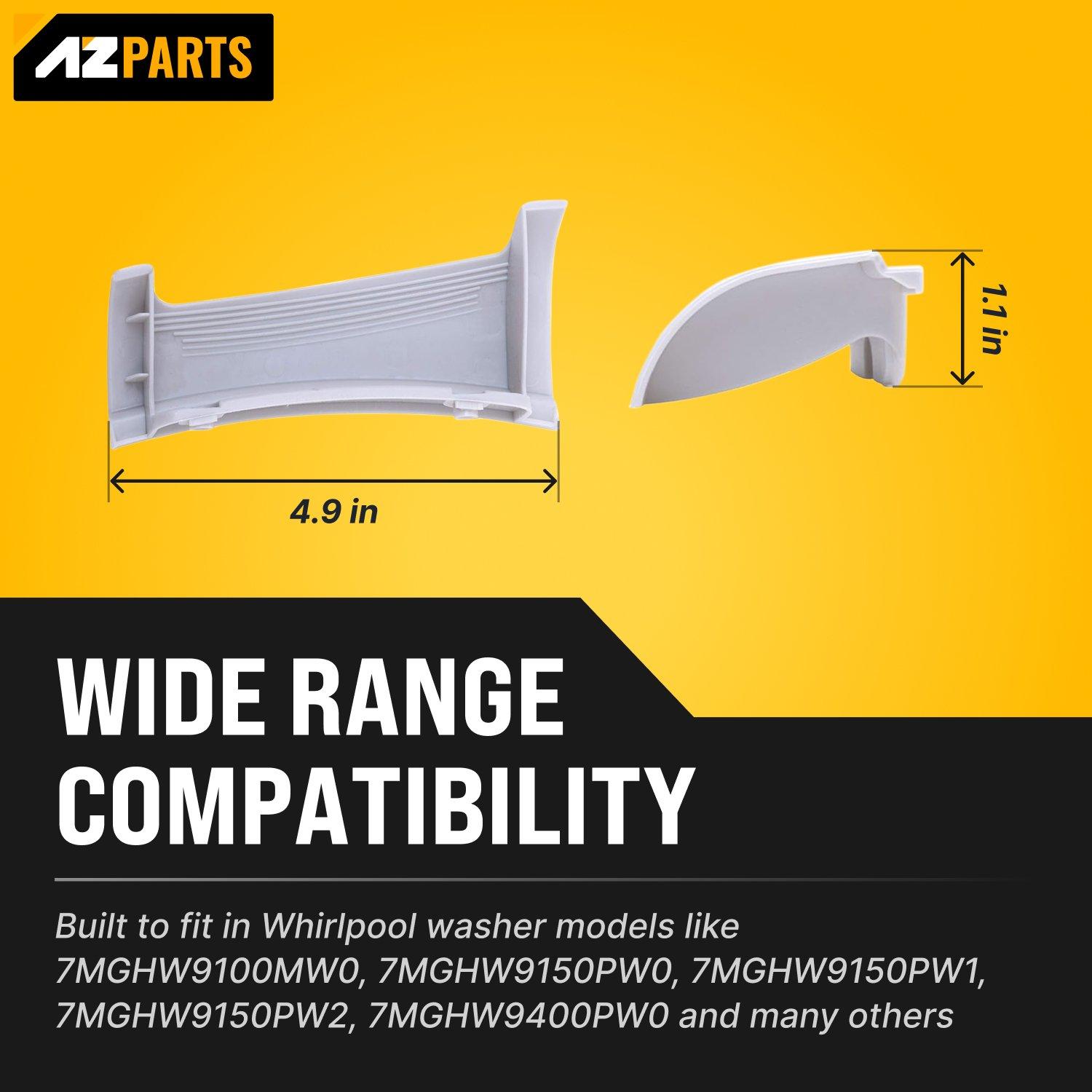 [Lifetime Warranty] 8181846 Washer Door Handle - Compatible with Whirlpool Duet Washers GHW9100LW1 GHW9150PW4 GHW9300PW4 GHW9150PW1 GHW9150PW0 GHW9200LW GHW9400PW4 - Replaces PS11744938 AP6011739 image 4