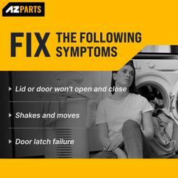 [Lifetime Warranty] 8181846 Washer Door Handle - Compatible with Whirlpool Duet Washers GHW9100LW1 GHW9150PW4 GHW9300PW4 GHW9150PW1 GHW9150PW0 GHW9200LW GHW9400PW4 - Replaces PS11744938 AP6011739 thumbnail 5