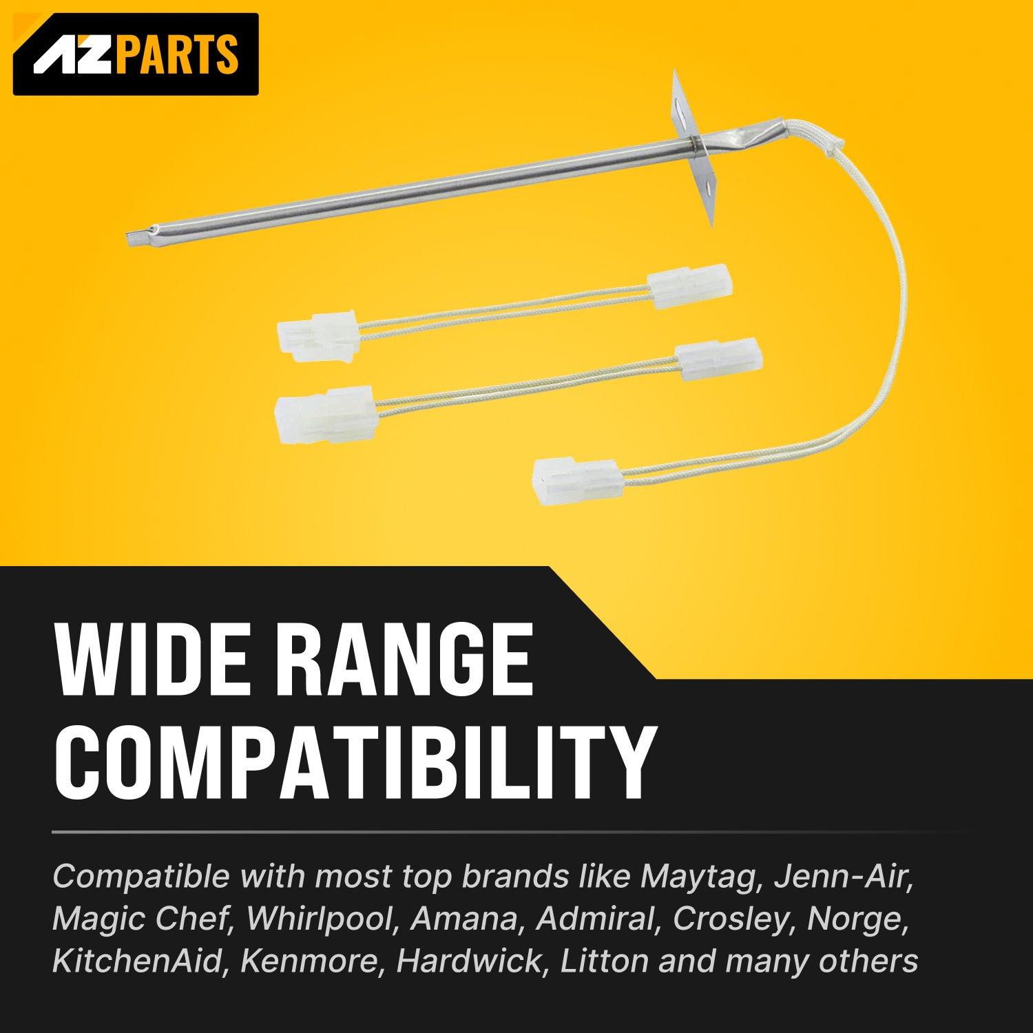 [Lifetime Warranty] 12001656 Oven Temperature Sensor Part - Compatible with Whirlpool Kenmore Ovens - Replaces AP4009009 74004943 PS1570174 12001554 12001656VP 7430P003-60 WB21X5301 image 1