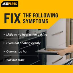 [Lifetime Warranty] 12001656 Oven Temperature Sensor Part - Compatible with Whirlpool Kenmore Ovens - Replaces AP4009009 74004943 PS1570174 12001554 12001656VP 7430P003-60 WB21X5301 thumbnail 2