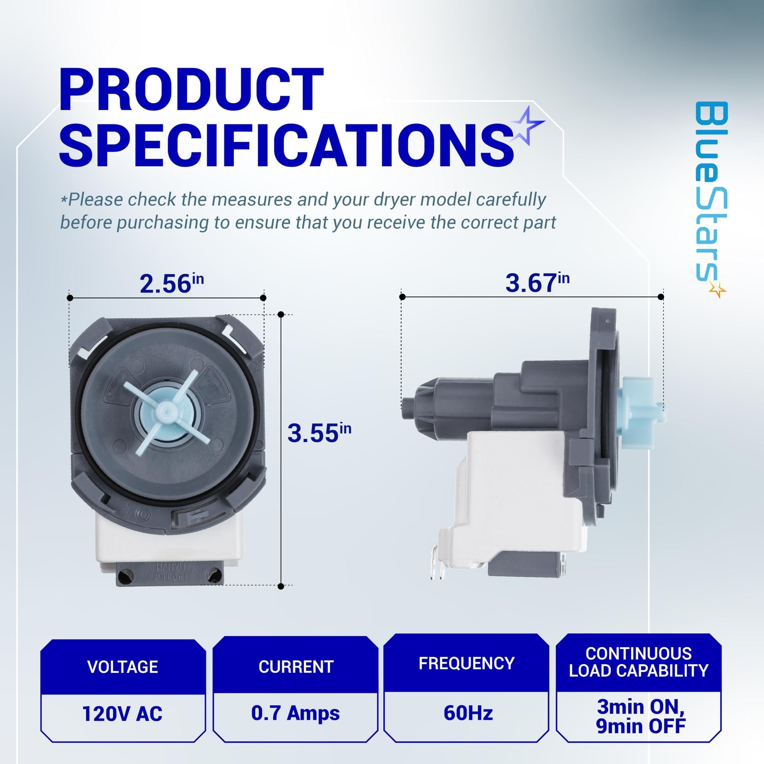 [Lifetime Warranty] DD81-02635A Dishwasher Drain Pump - For Samsung Dishwasher DW80CG4021SRAA DW80CG4051SRAA DW80M2020US/AA DW80N3030UB/AA - Replaces B20-3A01 DD81-02635A 4958703 AP6807450 image 1