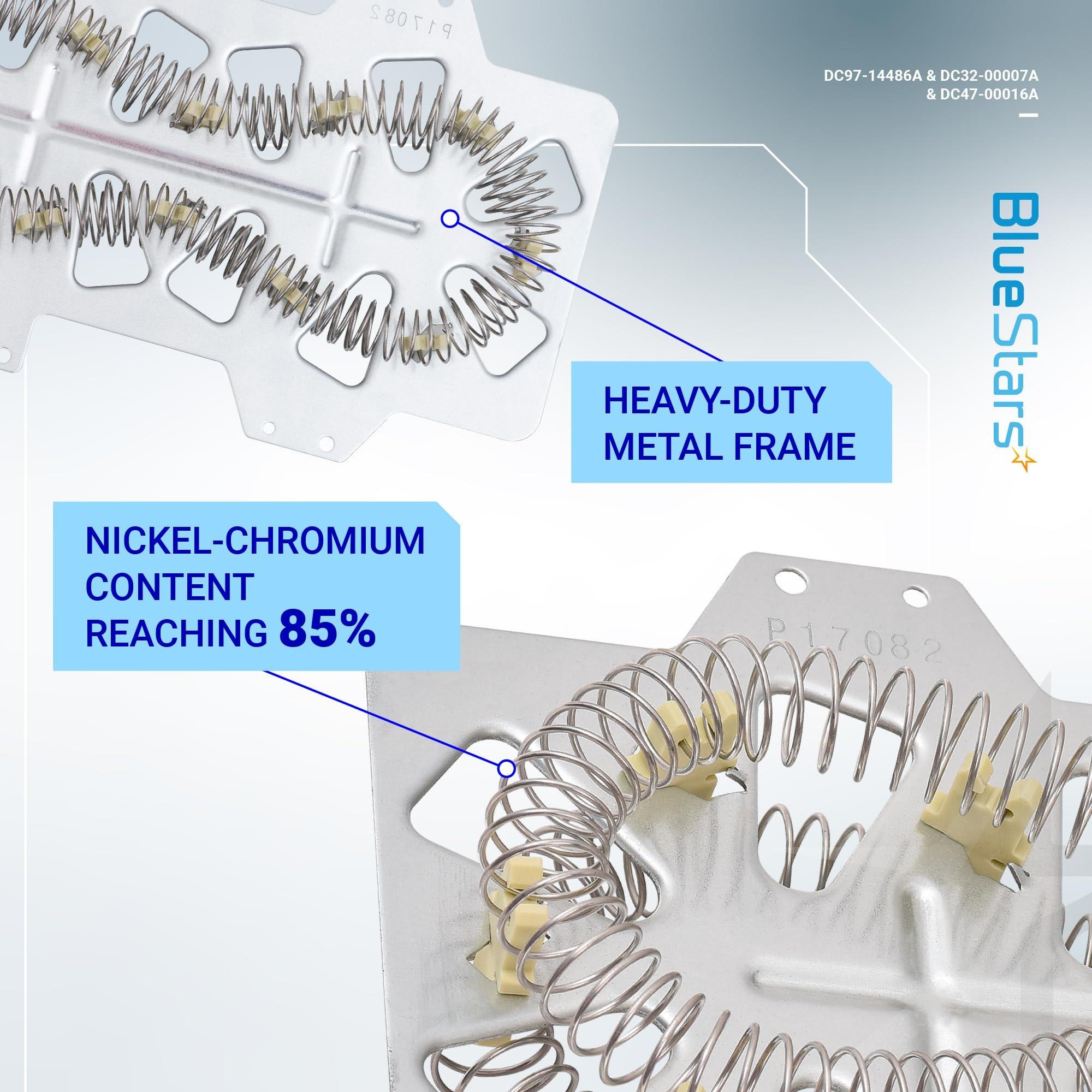 [Lifetime Warranty] DC97-14486A Dryer Heating Element Kit For DV42H5000EW/A3 DV45H7000EW/A2 DV40J3000EW/A2 DVE50R5400V/A3 DVE50R5200W/A3 DVE50M7450W/A3 DV42H5200EP/A3 DV42H5200EW/A3 DV48H7400EW/A2 image 4