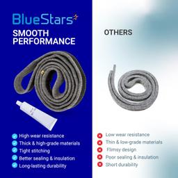 [Lifetime Warranty] DC97-07618A Dryer Drum Felt Seal - Compatible with Samsung DV42H5200EW DV42H5000EW DV45K6500EV DV48H7400EW DV42H5200EP/A3 DV50K8600EV/A3 DV52J8700GP/A2 thumbnail 7