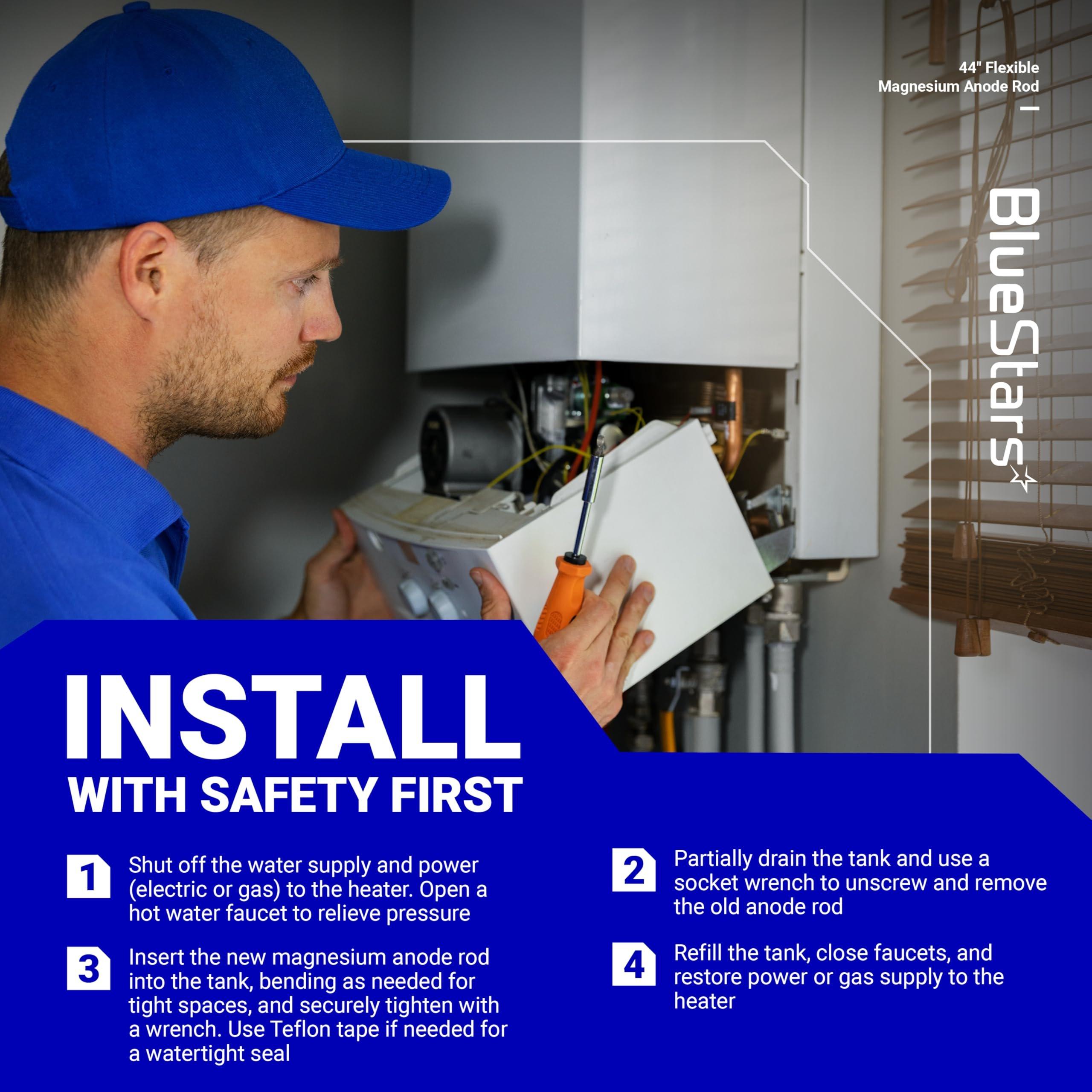 [Lifetime Warranty] 44" Water Heater Magnesium Anode Rod Replacement Kit image 7