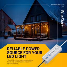 [Lifetime Warranty] 60W 24V LED Power Supply Driver 2.5A AC 100-260V to 24V DC IP67 Waterproof thumbnail 2