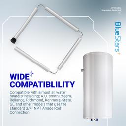 [Lifetime Warranty] 44" Water Heater Magnesium Anode Rod Replacement Kit thumbnail 5