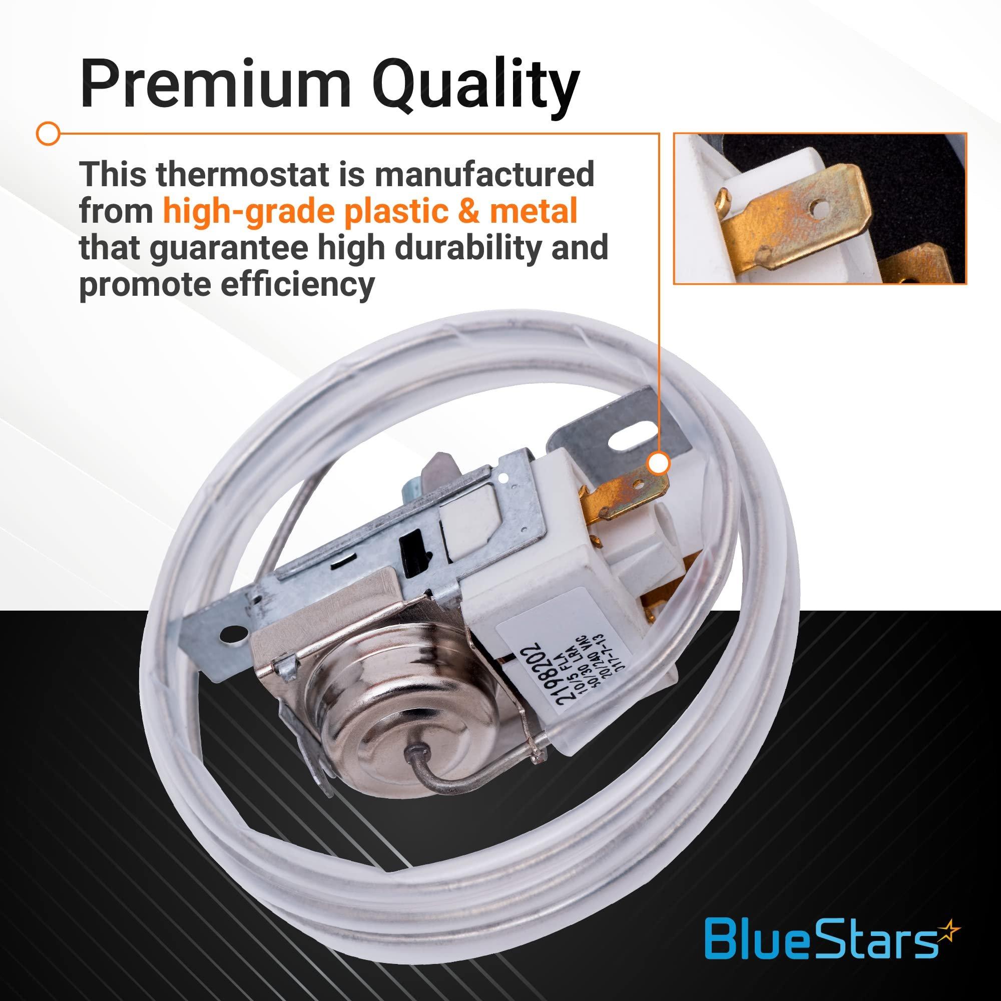 [Lifetime Warranty] 2198202 Refrigerator Cold Control Thermostat & W10225581 Bimetal Defrost Thermostat - Replaces 2161284 2198201 PS11739232 image 4