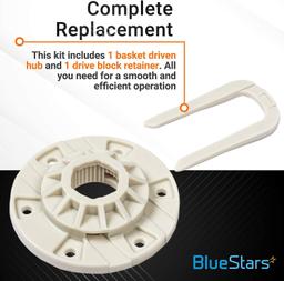 [Lifetime Warranty] W10721967 Pulley Clutch Kit W10006384 Drive Belt W10528947 Basket Hub - Compatible with Whirlpool Kenmore Maytag Washers - Replaces PS10057144 W10006354 W10006356 W10239973 WTW5000DW1 thumbnail 6