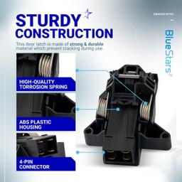 [Lifetime Warranty] 5304525218 Dishwasher Door Latch - Compatible with Electrolux, Kenmore, Frigidaire Dishwasher - Replaces 5304525218, 154543901, 154758101, 154543901, 154722401, 5304527418, AP6783743 thumbnail 3