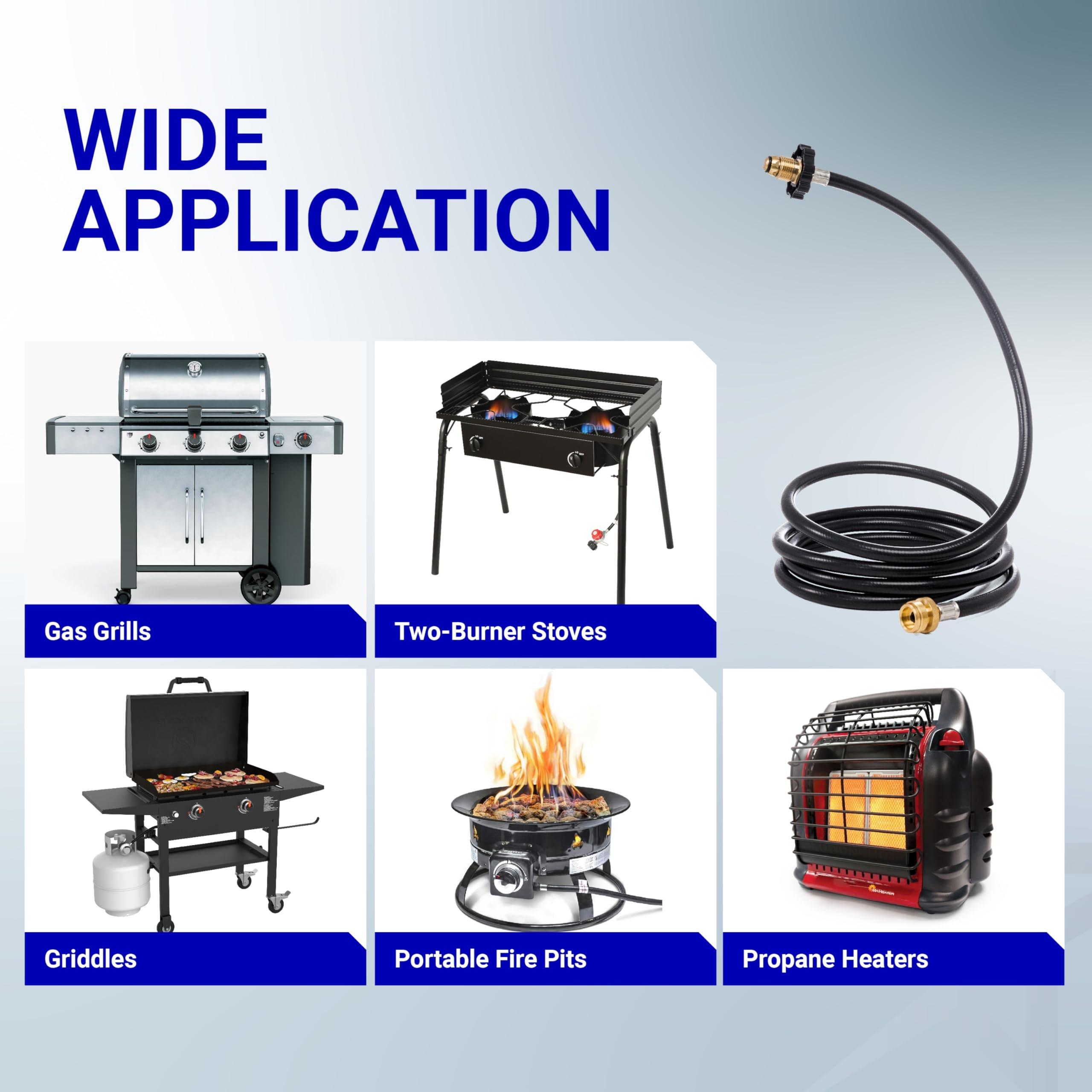 [Lifetime Warranty] 10FT Propane Hose Adapter for Mr Heater Big Buddy - F273704 image 5