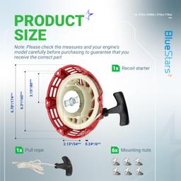 [Lifetime Warranty] 212CC Pull Start Recoil Starter Assembly thumbnail 2