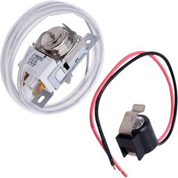 [Lifetime Warranty] 2198202 Refrigerator Cold Control Thermostat & W10225581 Bimetal Defrost Thermostat - Replaces 2161284 2198201 PS11739232 thumbnail 0