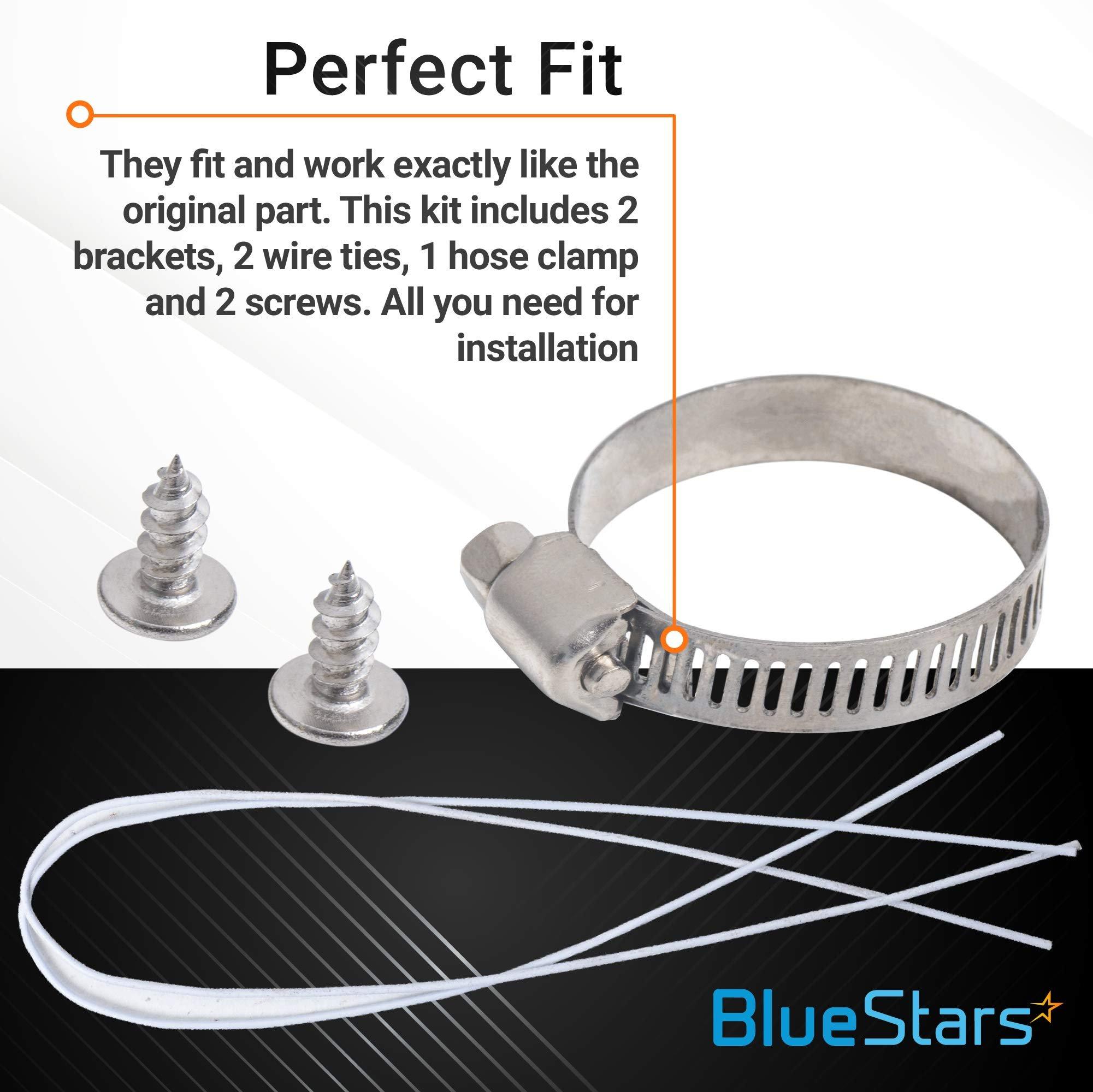 [Lifetime Warranty] 5001DD4001A Dishwasher Mounting Brackets Kit - Compatible with LG Dishwashers Top & Side Mounting - Replaces PS3525525 AH3525525 AP4438292 1266844 image 4