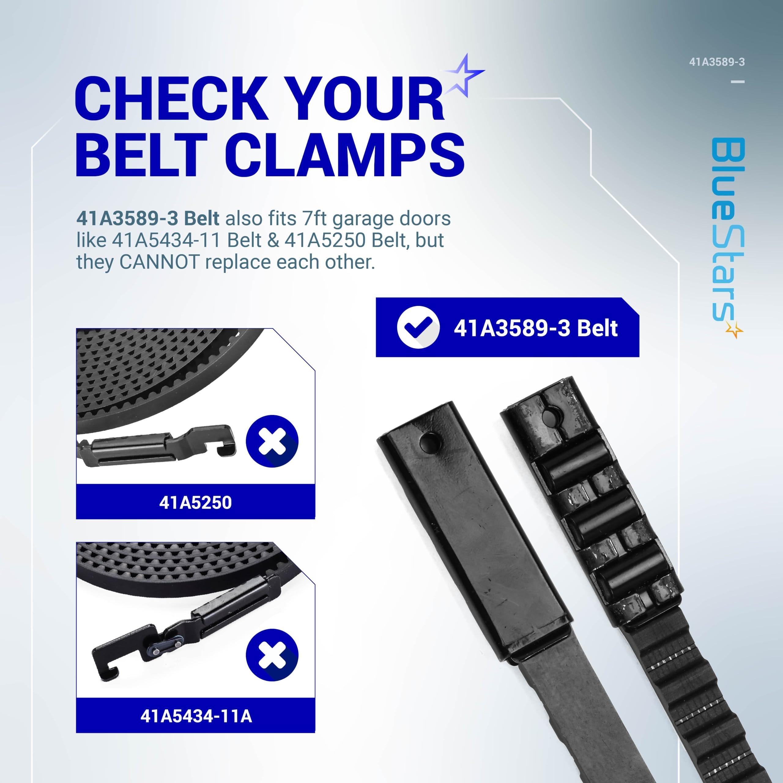 [Lifetime Warranty] 41A3589-3 41A3589-12 Garage Door Opener Belt 235" for 7ft Doors - Compatible with Liftmaster & Chamberlain Models HD600 WD952KD WD822KS 2280 2500 2580 3280 3500 3580 image 1