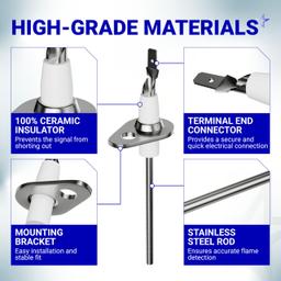 [Lifetime Warranty] 0130F00010 Flame Sensor - Pack of 5 thumbnail 3