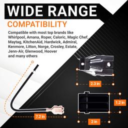[Lifetime Warranty] 330031 Range Burner Receptacle Kit - Compatible with Whirlpool Kenmore Range/Stove/Microwave Oven - Replaces AP3075808 814399 5303935058 5301167733 WB17X210 - Pack of 4 thumbnail 1