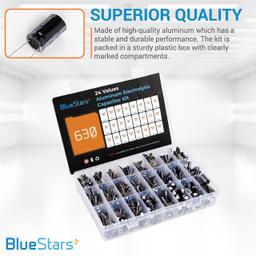 [Lifetime Warranty] 24-Value Aluminum Electrolytic Capacitor 630 pcs thumbnail 3