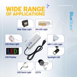 [Lifetime Warranty] 60W 24V LED Power Supply Driver 2.5A AC 100-260V to 24V DC IP67 Waterproof thumbnail 5