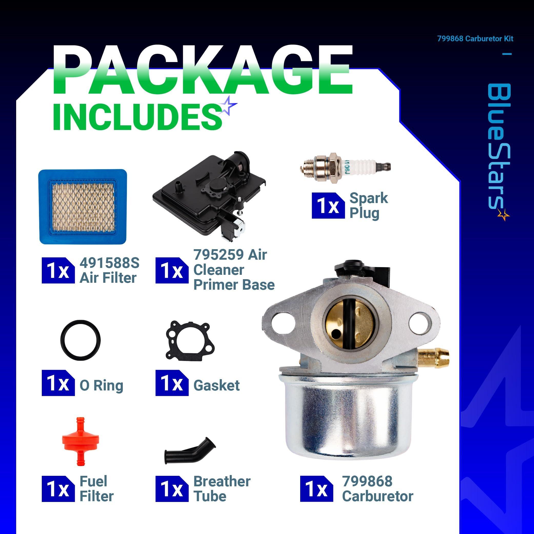 [Lifetime Warranty] 799868 Carburetor Replacement Kit image 2