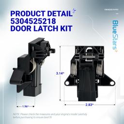 [Lifetime Warranty] 5304525218 Dishwasher Door Latch - Compatible with Electrolux, Kenmore, Frigidaire Dishwasher - Replaces 5304525218, 154543901, 154758101, 154543901, 154722401, 5304527418, AP6783743 thumbnail 1