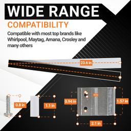 [Lifetime Warranty] 8572546 Washer Dryer Stacking Kit thumbnail 1