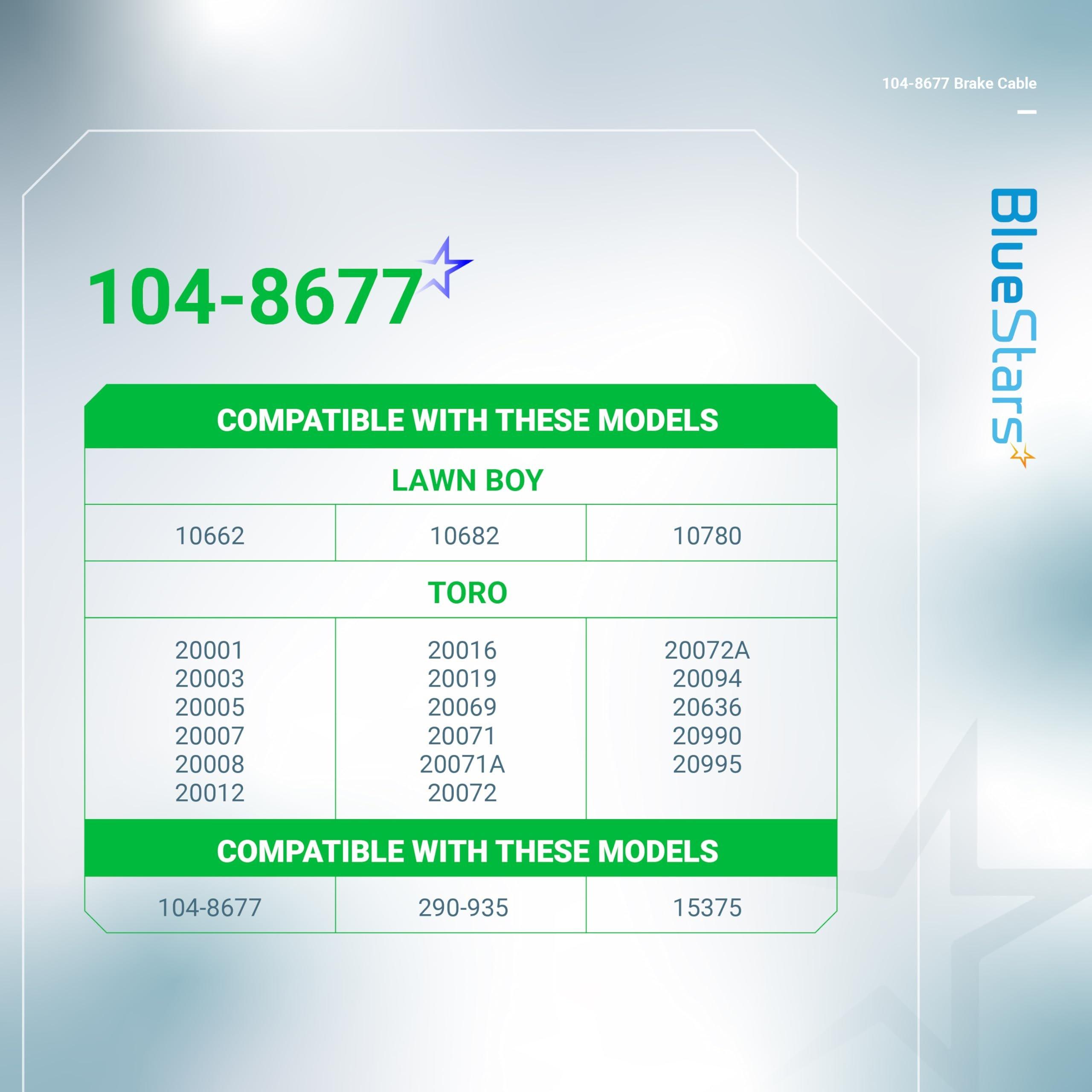 [Lifetime Warranty] 104-8677 Brake Cable for Toro 22" Recycler Mowers image 4
