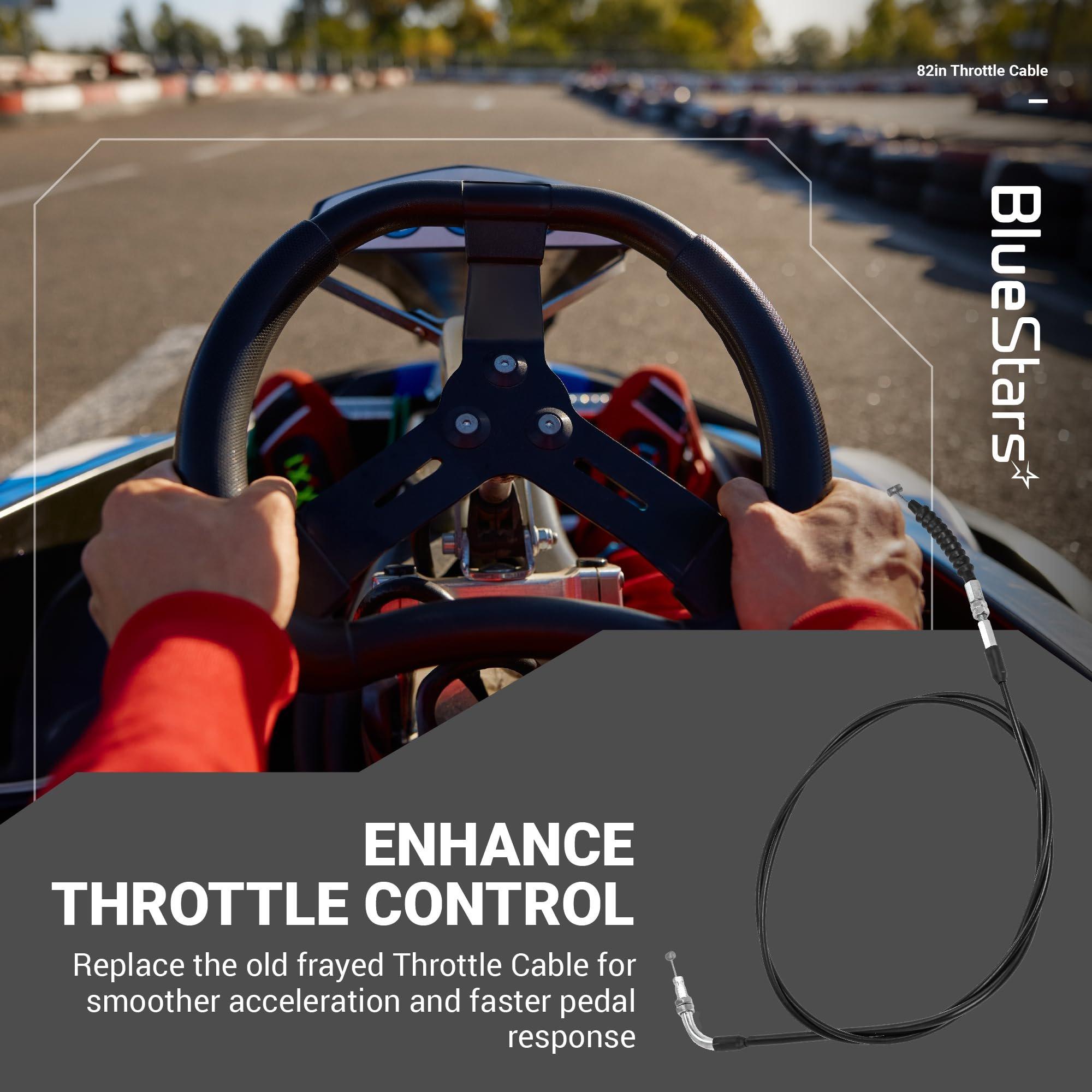 [Lifetime Warranty] 82in Throttle Cable image 3