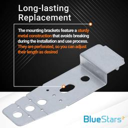 [Lifetime Warranty] 5001DD4001A Dishwasher Mounting Brackets Kit - Compatible with LG Dishwashers Top & Side Mounting - Replaces PS3525525 AH3525525 AP4438292 1266844 thumbnail 3