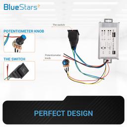 [Lifetime Warranty] DC Motor Speed Controller 9-60V 12V 24V 36V 48V 60V 20A 25KHZ PWM thumbnail 4