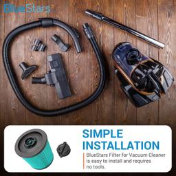 [Lifetime Warranty] DXVC6914 HEPA Cartridge Filter Replacement for DEWALT 6-16 Gallon DeWalt Wet/Dry Vacuum Cleaner DXV06P DXV09P DXV10P DXV10PL DXV10SA DXV12P DXV14P DXV16P thumbnail 5