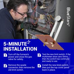 [Lifetime Warranty] 87F16 Furnace Primary Limit Switch up to 140Â°F thumbnail 7