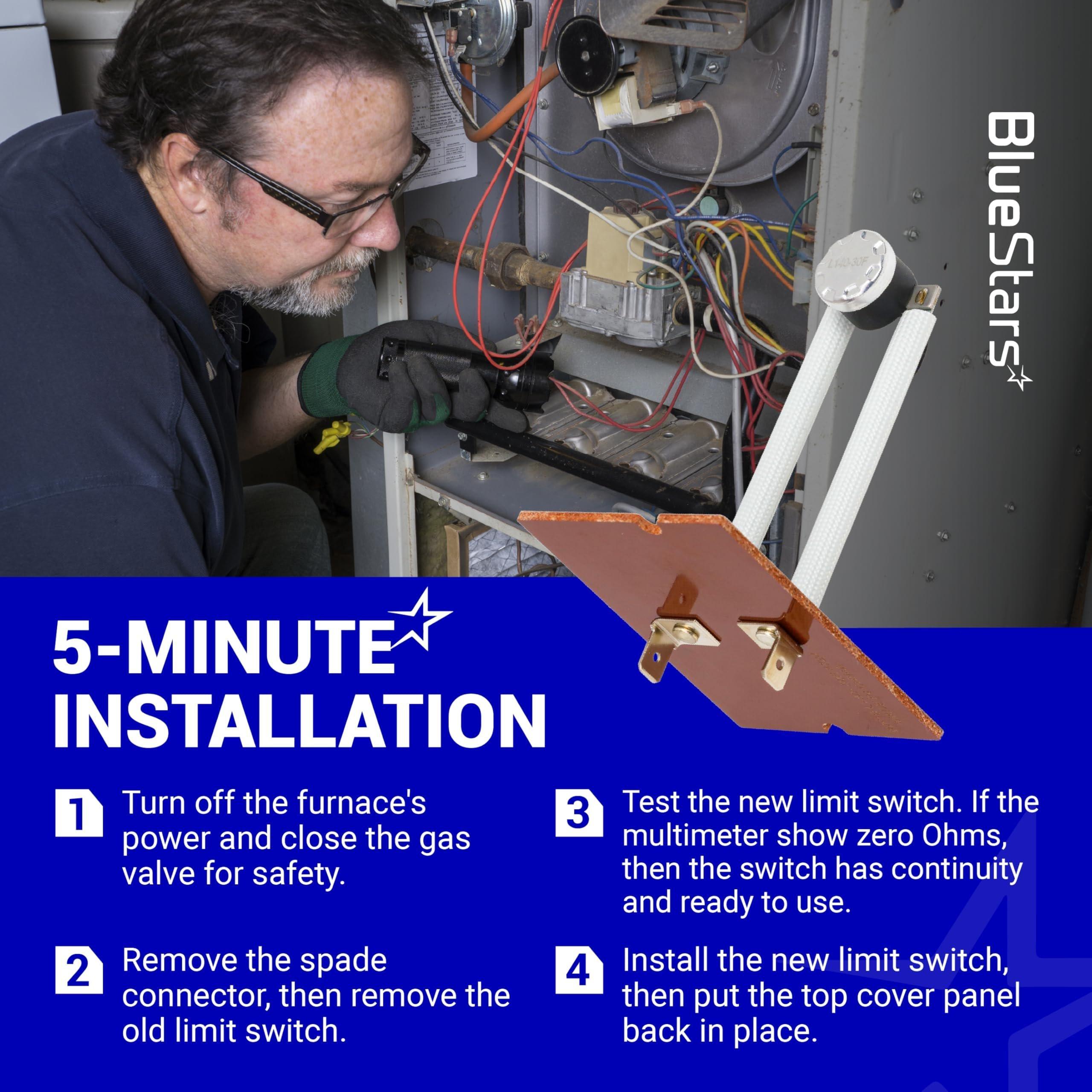 [Lifetime Warranty] 87F16 Furnace Primary Limit Switch up to 140Â°F image 7