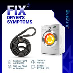 [Lifetime Warranty] DC97-07618A Dryer Drum Felt Seal - Compatible with Samsung DV42H5200EW DV42H5000EW DV45K6500EV DV48H7400EW DV42H5200EP/A3 DV50K8600EV/A3 DV52J8700GP/A2 thumbnail 4