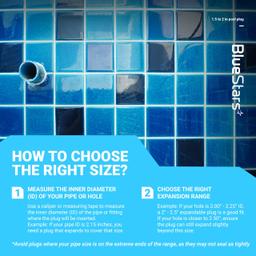 [Lifetime Warranty] Swimming Pool Winter Expansion Rubber Plugs - Pack of 2 thumbnail 2