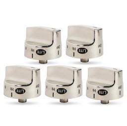 318282310 Stove Burner Knob - Stove Knobs compatible with Frigidaire Kenmore Gas Range Stove Cooktop - Pack of 5 thumbnail 0